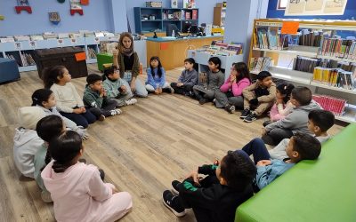 Visita de 1r i 2n a la biblioteca Miquel Martí i Pol